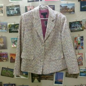 Lane Bryant tweed blazer